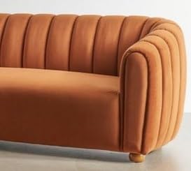 Image of Stylish & Modern Heavy Duty & Luxurious Traditional 3 Seater Sofa Chesterfield Sofa Arm Sofa Three Seater Sofa for Living Room Guest Room Hotels & Office. (Mustard)