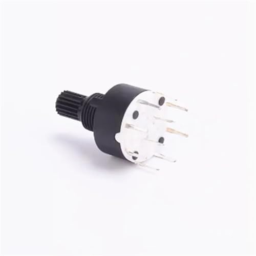 Selector rotatorio RS16 de 1 polo y 6 posiciones con conmutación estable