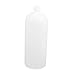 Aexit 2L HDPE gauge Plastic White Narrow Mouth Liquid Chemical Reagent Sample Bottle Container Jar