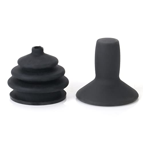 SMTHOME Joystick-Controller-Gamasche für elektrischen Rollstuhl oder Le Barwagen, staubdichte Abdeckung, Gummimanschette für Powerchair Mobilitätshilfe, 1 Set