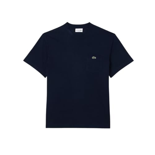 Image of Lacoste Men's Cotton T-shirt with Breast Pocket
