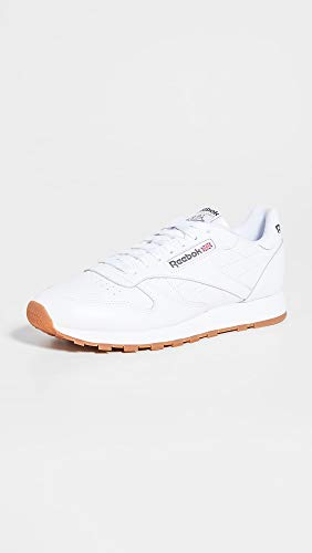 Reebok Men's Classic Leather Sneaker, White/Gum, 9 M US2