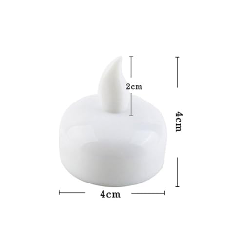 Velas LED flotantes para decorar bodas y estanques con luz cálida 2