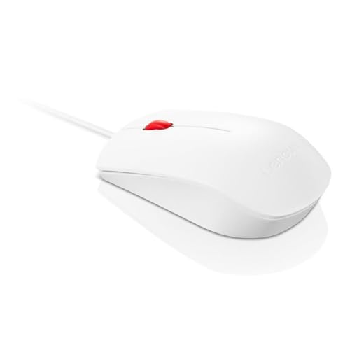 Lenovo Essential USB Mouse White