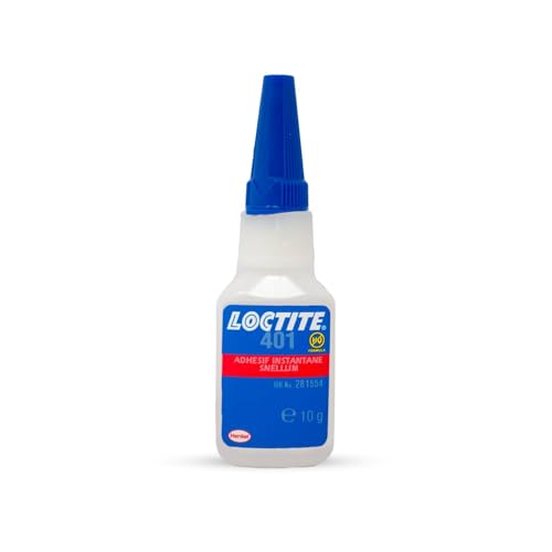 LOCTITE® 401 10 g Flacon - Colle Super Glue Rapide Multi-Usages et Résistante Idéale pour Divers Matériaux Colle LOCTITE® Professionnelle