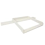 Das sind die 4 besten Wickelplatten für das Kinderbett Puckdaddy Wickelaufsatz Lennard – 159,5x78x10 cm, Wickelauflage aus MDF-Holz in Weiß, hochwertiger Wickeltischaufsatz für Kommoden, inkl. Montagematerial zur Wandbefestigung
