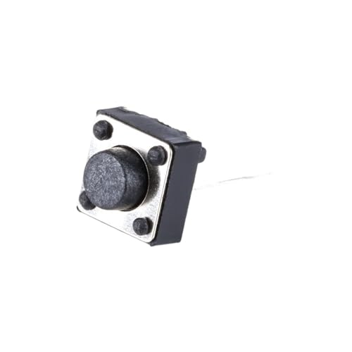 Micro-interrupteur tactile 6 x 6 x 5 mm bouton DIP à 2 broches, pack de 100 pièces