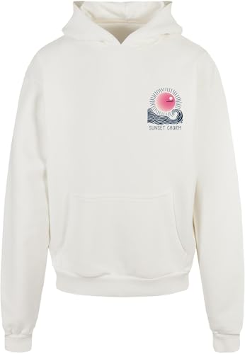 Sweat-shirt à capuche homme MERCHCODE Mp0008529-sunset Charm pull oversize décontracté - 3