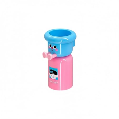 カラフル ドーパミン 歯ブラシスタンド かわいい 大型 洗面器付き 壁掛け 穴あけ不要 浴室 収納 大容量 おしゃれ (ピンク)