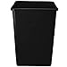 PRO&Family 140 Qt. / 35 Gallon / 132 Liters Black Square Trash Can. Trash Bin Kitchen Garbage Can Waste Basket Recycle Bin