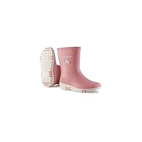 DUNLOP Mini Kids Wellington Boots - 100% Waterproof, Children's Rain Boots; Girls and Boys - Pink - Size 26