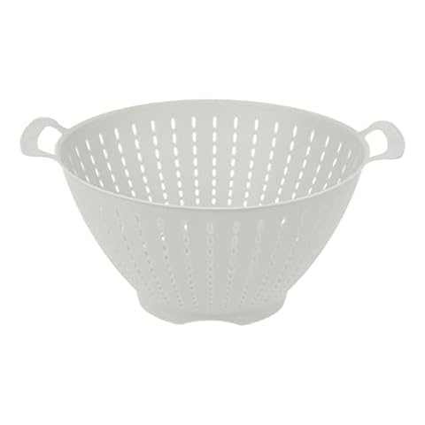 Deep Plastic Colander with Handles and Feet Cover