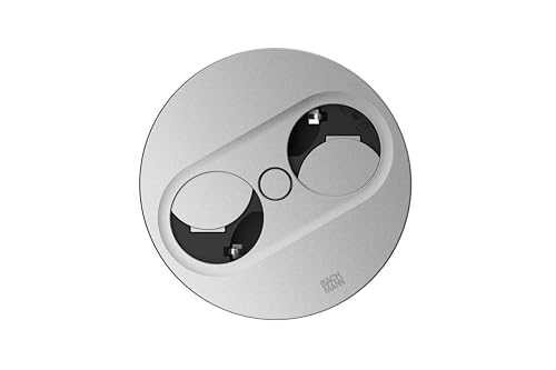 BACHMANN Twist 2 solution d'alimentation ronde argent 2 prises CEE7/3 2m - 7
