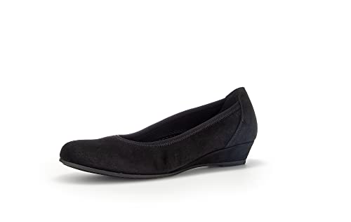 Gabor Damen Keilpumps | Frauen Absatzschuhe | Moderate Mehrweite (G) | klassisch | bequem | Office | büro | high Heels | schwarz | 40 EU - 6.5 UK