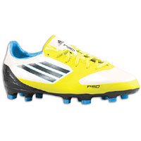 adidas F30 TRX FG J Little Kid/Big Kid Soccer Cleats (5.5, Running White/Black/Lab Lime)