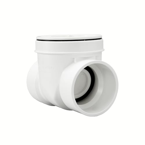 Image of 4 Inch Pvc Backwater Valve,Sewer Check Back Flow Preventer Drain Backflow Preventer Valve,Prevent Sewage And Rainwater From Flowing Backflow