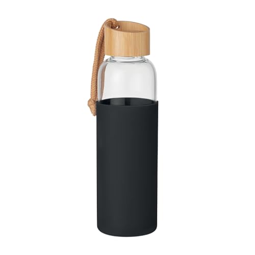 Botella de vidrio negra 16.9 onzas