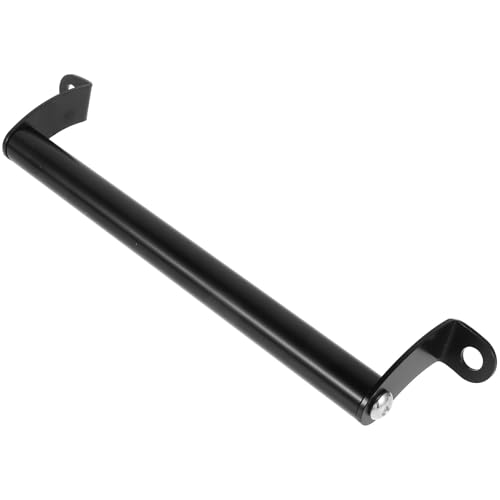 OFFSCH Barra de Refuerzo del Manillar para Motocicleta de Aleación de Aluminio, Barra de Sujeción Elevada Negra, Accesorio de Montaje para Mejora y Estabilidad en Conducción