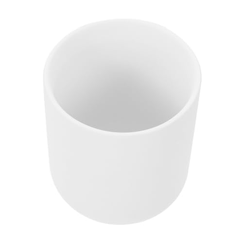 Vasos de velas de cerámica vacíos, recipientes para alimentos, recipientes de cerámica mate, velas perfumadas, velas de cera, candelabros, caja de almacenamiento simple