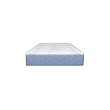 Colchão Solteiro Sleep Max Espuma D45 88x188x18cm Branco/Azul - Castor glide
