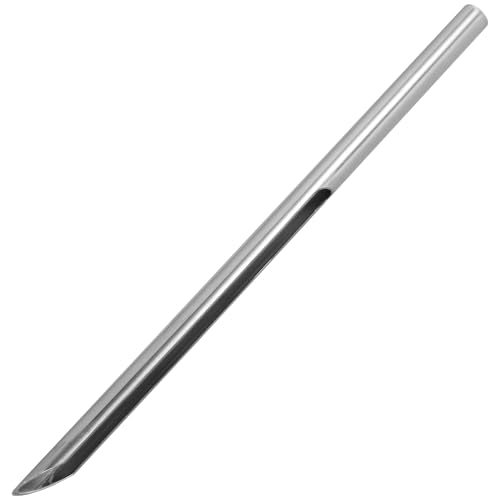 Garneck Échantillonneur de Sol Agricole en Acier Inoxydable 50 Cm X 19 Mm, Sonde D’échantillonnage à Tête Arrondie pour Poudre, Grains, Farine et Céréales, Outil Précis pour Analyse