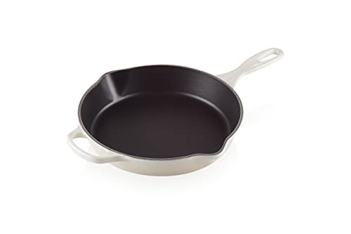 Le Creuset Sartén alta de hierro fundido esmaltado Signature con asa auxiliar y dos boquillas...