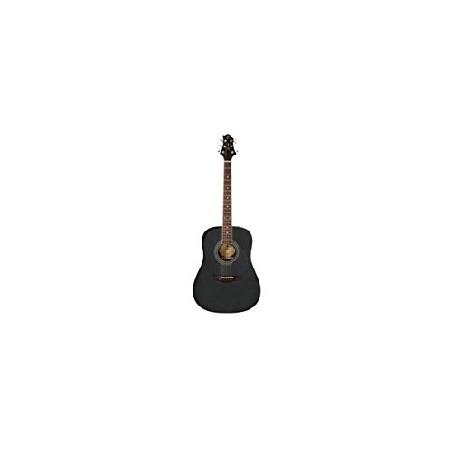 Greg Bennett Design Gold rush D1 BLK Dreadnought Acoustic Guitar, Black