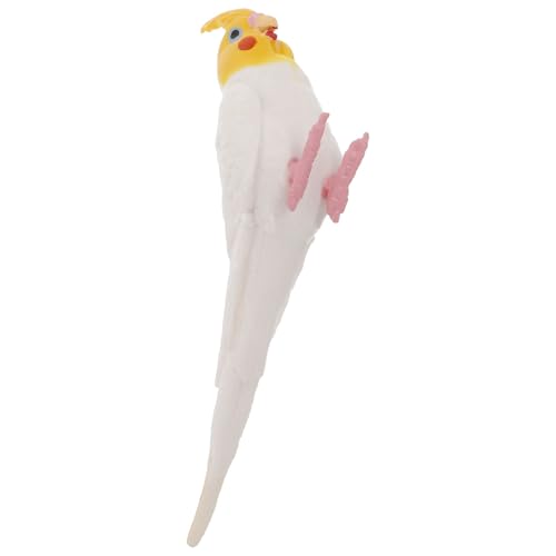 JOINPAYA Modelo cacatúa decoración de Loros para Exterior Estatua de Loro pájaros Juguetes para decoración de Loros afuera Loro pájaros Artificiales de polivinilo