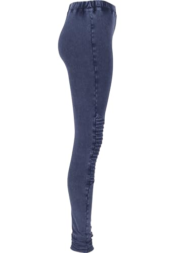 Urban Classics Leggings Da Donna In Jersey Denim, Blu (Indigo), L - 5