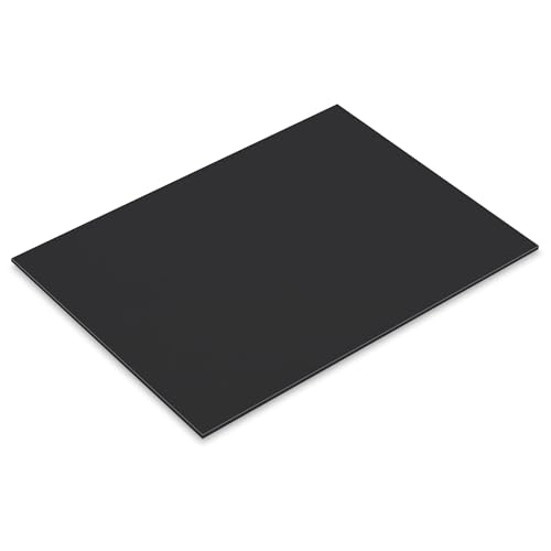 UART Dark Premium Mounted Art Board, Size: 18 x 24, Color: Black, Grade/Grit: 600