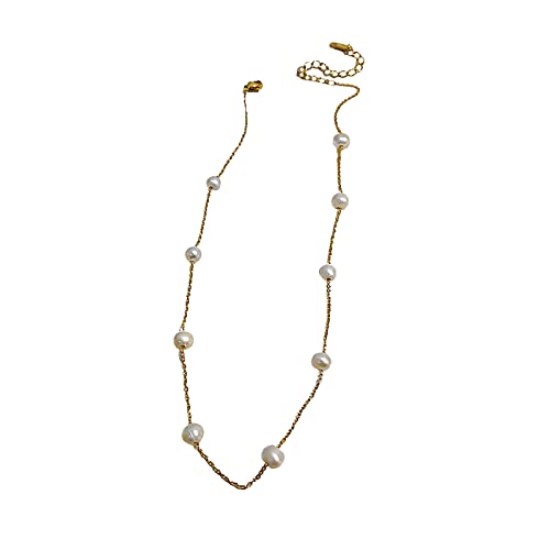 Collier de perles de culture blanche de bonne brillance haut de gamme