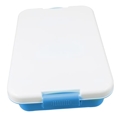 VICASKY Foldable Sandbox Toy Box Small Plastic Lidded Box Outdoor Tray for Boys and Girls Storage Fun Toys