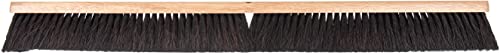 Image of SPARTA Flo-Pac Horsehair-Blend Blend Sweep, Floor Sweep for Cleaning, 36 Inches, Black