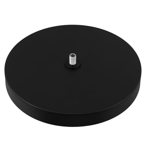 LOLIPPYY Peso Base Lampada in Ferro per Lampada da Tavolo e da Terra Contrappeso Stabile Base Ponderata Resistente per Uso Interno ed Esterno Installazione Fai da Te