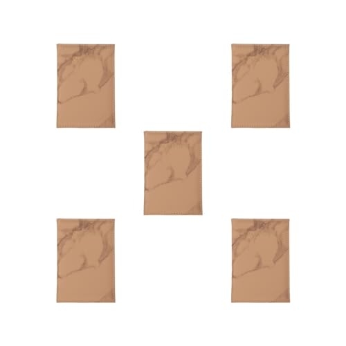 Custodia per passaporto da viaggio 20 x 14 cm colore: nero Set da 5 bronzo 20 x 14 cm 20x14cm come descrizione