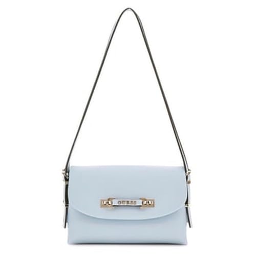 Sac bandoulière GUESS Lefia Flap bleu brume chic pour femme
