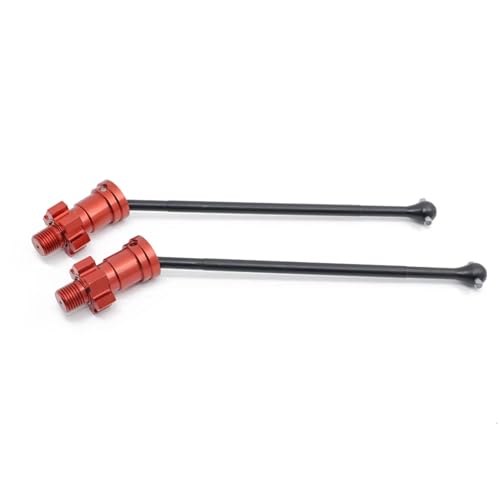 RC�A�N�Z�T���[ For Traxxas For X-Maxx 6S 8S 1/5 For Monster 2/4 �����t�����g�ƃ��A�h���C�u�V���t�g CVD �g���b�N RC �J�[�A�b�v�O���[�h�p�[�c�A�N�Z�T���[(Red,2PCS)