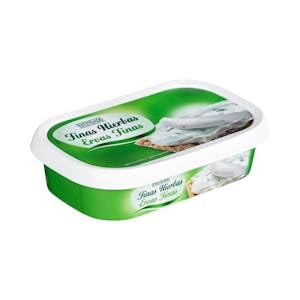 Queso untar de vaca con finas hierbas Hacendado Tarrina 200 g Pack 2