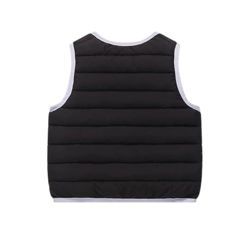 Girls Puffer Vest Lightweight Sleeveless Collar Zip Packable Winter Jacket - image 5