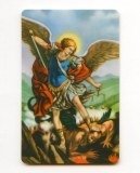 CARTE - CARTE avec prière plastifiée de Saint Michel CARTE - CARTE avec prière plastifiée de Saint Michel