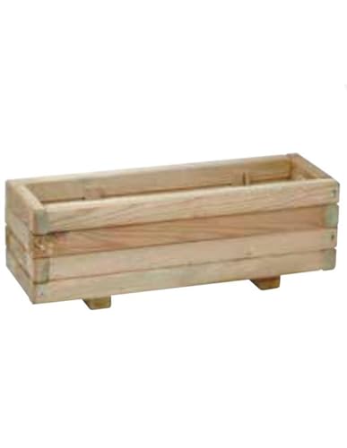 Jardin202 Jardinera de Madera 60x20x20cm