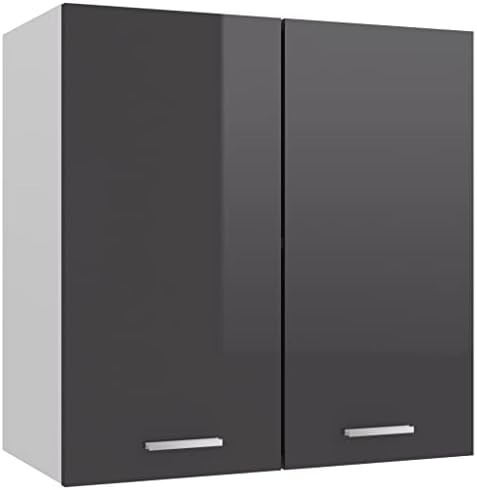 vidaXL Kitchen Cabinet Home Kitchen Equipment Indoor Furniture Appliance Tool Storage Shelf Organiser Modern Cupboard White Engineered Wood