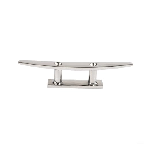 Taquet d'amarrage en acier inoxydable 316 pour pont de bateau marin, support de corde résistant à l'eau salée, raccord d'amarrage de yacht et matériel d'arrimage de ponton pour voile, canoë (15,2 cm)