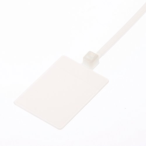 Panduit PLF1MA-C Pan-Ty Marker Flag Tie, Flag Type, Miniature Cross Section, 18lbs Min Tensile Strength, .87" Max Bundle Diameter, .76 x 1.04" Marker Write On Area, .045" Thickness, .098" Width, 5.1" Length (Pack of 100) image 4