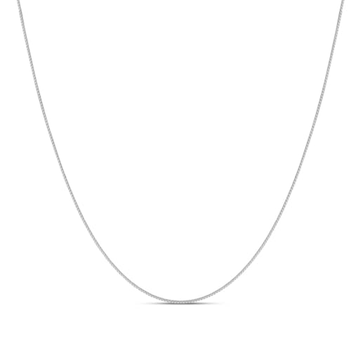 Image of ZAVYA 925 Sterling Silver Designer Sleek Rhodium Plated Adjustable Chain Necklace | Gift for Women & Girls | With Certificate of Authenticity & 925 Hallmark