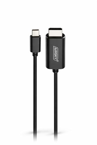 Coverzone Type-C to HDMI Kablo 2 Metre 4K Ultra HD Görüntü Aktarım Kablosu – Type C HDMI TV Bağlantı Kablosu – Telefon Tablet Laptop Ekran Yansıtma Adaptörü – HDTV Monitör Projeksiyon | AS4K2