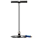 MULMART High Pressure Hand Pump 4 Stage, PCP Hand Pump 4500PSI for Air Rifle,Airgun,Scuba Tank,Paint