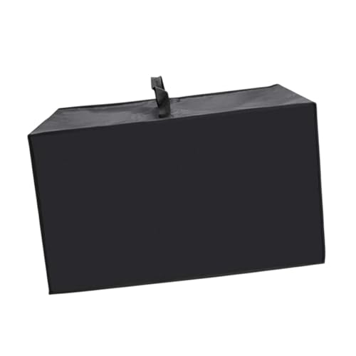 Fonowx Cubierta para microondas, Protector de electrodomésticos, protección Universal para Exteriores e Interiores, Negro