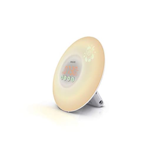 Philips Wake-Up Light för barn - Somna avslappnad och vakna utvilad - Simulerad soluppgång - Justerbart ljus om du vill läsa i sängen - Med 10 ljusintensiteter - Snooze-funktion - HF3503 / 01