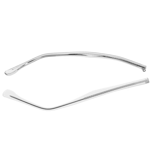VALICLUD 1 Par Accesorios metálicos para las patillas repuestos para gafas Brazos Templo brazo de reemplazo de anteojos patillas de repuesto para gafas Metal Transparente